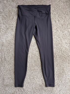 LULULEMON Charcoal-Color CrissCross Waistband Legging